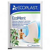 Купить ecoplast ecoment пластырь перцовый с ментолом 10 х 15см в Дзержинске