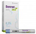Купить велгия эко, раствор для подкожного введения 0,25 мг/доза 0,5мл шприц в автоинжекторе 4шт в Дзержинске