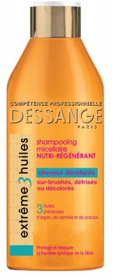 Купить dessange (дессанж) шампунь экстремальное восстановление для сильно поврежденных волос экстрим 3 масла, 250мл в Дзержинске