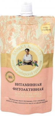 Купить банька агафьи маска для лица витаминная фитоактивная на соке таежных ягод, 100 мл в Дзержинске