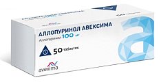 Купить аллопуринол авексима, таблетки 100мг, 50шт в Дзержинске