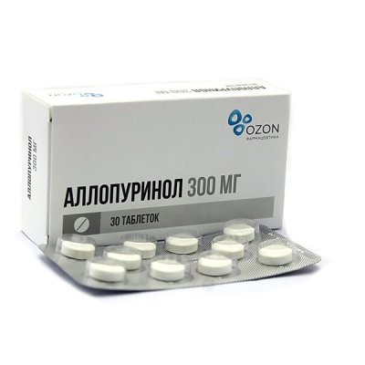 Купить аллопуринол, тбл 300мг №30 (озон ооо, россия) в Дзержинске