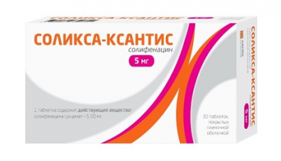Купить соликса-ксантис, таблетки, покрытые пленочной оболочкой 5мг, 30 шт в Дзержинске