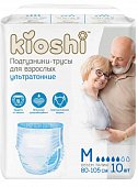 Купить kioshi (киоши) подгузники-трусы для взрослых бумажные, размер m 10 шт в Дзержинске