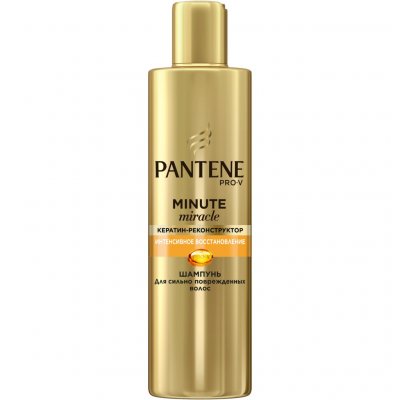 Купить pantene pro-v (пантин) шампунь minute miracle мицелярный интенсивное восстановление волос, 270 мл в Дзержинске