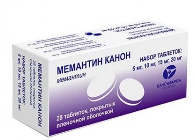 Купить мемантин-канон, набор таблеток, покрытых пленочной оболочкой 5мг+10мг+15мг+20мг, 28 шт в Дзержинске
