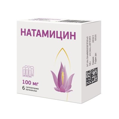 Купить натамицин, суппозитории вагинальные 100мг, 6 шт в Дзержинске