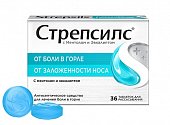 Купить стрепсилс с ментолом и эвкалиптом, таблетки для рассасывания, 36 шт в Дзержинске