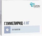 Купить глимепирид, таблетки 4мг, 30 шт в Дзержинске