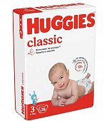 Купить huggies (хаггис) подгузники классик 3, 4-9кг 78 шт в Дзержинске