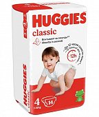 Купить huggies (хаггис) подгузники классик 4 7-18кг 14шт в Дзержинске