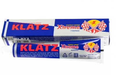 Купить klatz (клатц) зубная паста xtreme energy drink гуарана, 75мл в Дзержинске