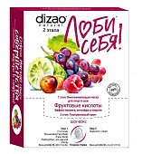 Купить дизао (dizao) маска для лица, шеи и век омоложивающая с фруктовыми кислотами+гиалуроновый крем, 10шт в Дзержинске