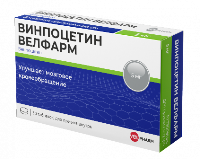 Купить винпоцетин-велфарм, таблетки 5мг, 50 шт в Дзержинске