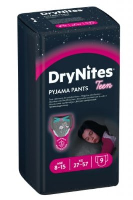 Купить huggies drynites (драйнайтс) трусики одноразовые ночные для девочек 8-15 лет, 9 шт в Дзержинске