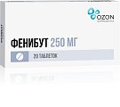 Купить фенибут, таблетки 250мг, 20 шт в Дзержинске