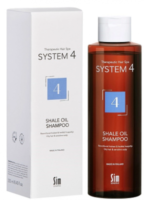 Купить система 4 (system 4) шампунь терапевтический №4 для очень жирной, чувствительной кожи головы, 250мл в Дзержинске