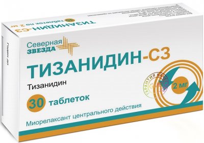 Купить тизанидин-сз, таблетки 2мг, 30шт в Дзержинске