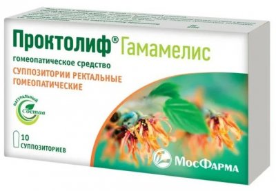 Купить проктолиф гамамелис, суппозитории ректальные гомеопатические, 10 шт в Дзержинске