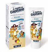 Купить pasta del сapitano (паста дель капитано) зубная паста детская тутти фрутти 3+, 75мл в Дзержинске