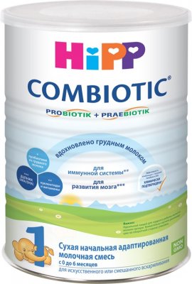 Купить хипп-1 комбиотик, мол. смесь 800г (хипп, германия) в Дзержинске