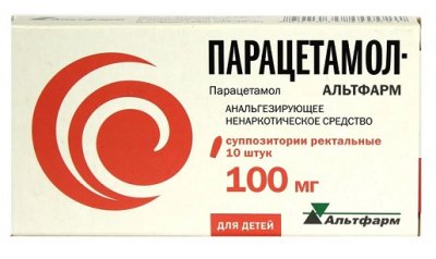 Купить парацетамол-альтфарм, суппозитории ректальные 100мг, 10 шт в Дзержинске