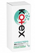 Купить котекс (kotex) прокладки ежедневные антибактериальны экстра тонкие, 20 шт в Дзержинске