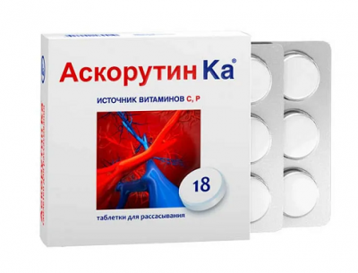 Купить аскорутин ка, таблетки для рассасывания, 18 шт бад в Дзержинске