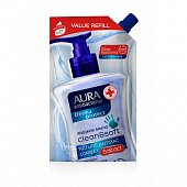 Купить aura (аура) дерма протект крем-мыло антибактериальное протект+ 500 мл в Дзержинске