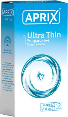 Купить презервативы априкс ультратонкие №12 (thai nippon rubber indusyry co.,ltd, китай) в Дзержинске