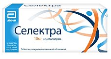 Купить селектра, таблетки, покрытые пленочной оболочкой 10мг, 56 шт в Дзержинске