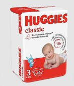Купить huggies (хаггис) подгузники классик 3 4-9кг 16шт в Дзержинске