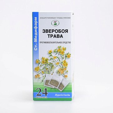 Зверобоя трава, фильтр-пакеты 1,5г, 24 шт