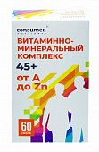 Купить витаминно-минеральный комплекс 45+ от а до zn консумед (consumed), таблетки 750мг, 60 шт бад в Дзержинске