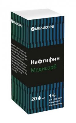 Купить нафтифин медисорб, раствор для наружного применения 1%, 20мл в Дзержинске