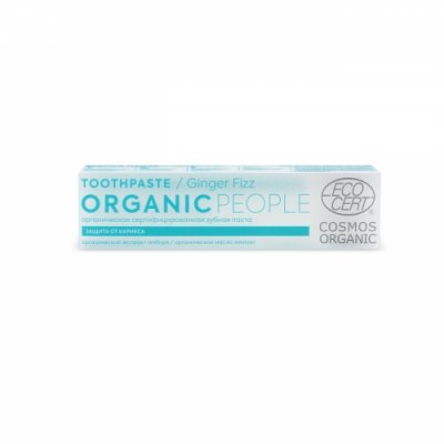 Купить organic people (органик) зубная паста имбирная шипучка 85 г в Дзержинске
