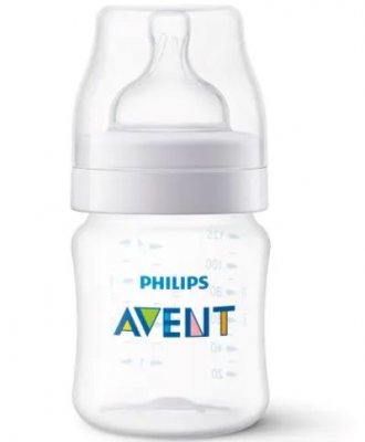 Купить avent (авент) бутылочка для кормления с рождения anti-colic с клапаном airfree 125 мл 1 шт (scy100/01) в Дзержинске