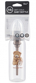 Купить happy baby (хеппи беби) бутылочка для кормления с силиконовой соской антиколиковая стандартное горло 0+ 250 мл, мишка в Дзержинске