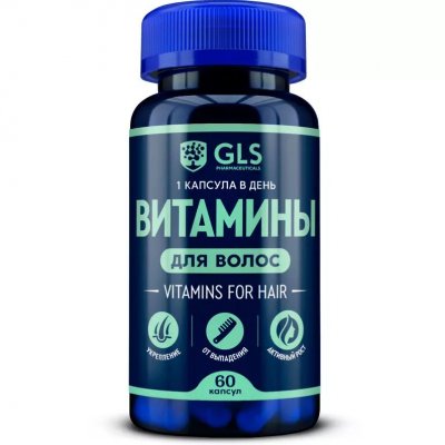 Купить gls (глс) витамины для волос, капсулы 60 шт бад в Дзержинске