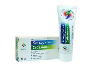 Купить натура медика гель-бальзам для тела хондроитин и сабельник, 85мл в Дзержинске