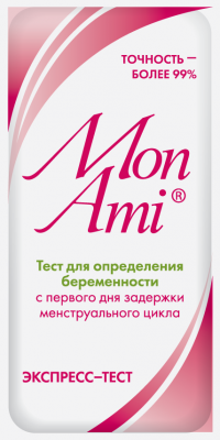 Купить тест для определения беременности mon ami, 1 шт в Дзержинске