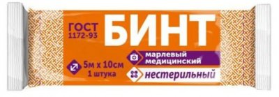 Купить бинт медицинский марлевый нестерильный 5х10см фарм-сфера в Дзержинске