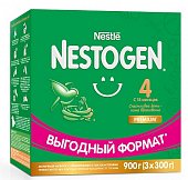 Купить nestle nestogen premium 4 (нестожен) сухая молочная смесь с 18 месяцев, 900г (3*300г) в Дзержинске