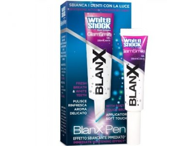 Купить бланкс (blanx) зубная паста white shock отбеливающий гелевый карандаш для зубов, 12мл в Дзержинске