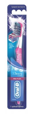 Купить oral-b (орал-би) зубная щетка 3d white luxe pro-flex 38 блеск, мягкая1 шт в Дзержинске