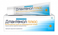 Купить д-пантенол плюс крем для наружного применения антисептический, туба 30г в Дзержинске