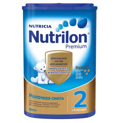 Купить нутрилон премиум 2 (nutrilon 2 premium) молочная смесь с 6 месяцев, 800г в Дзержинске