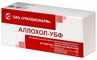 Купить аллохол-убф, таблетки покрытые оболочкой, 50 шт в Дзержинске