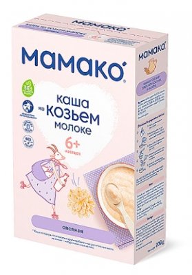 Купить мамако каша овсяная на козьем молоке с 6 месяцев, 200г в Дзержинске