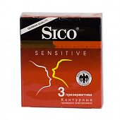 Купить sico (сико) презервативы sensitive контурные 3шт в Дзержинске